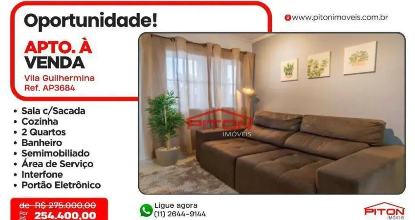 Apartamento  - Vila Guilhermina - São Paulo/SP