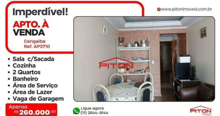 Apartamento com 2 quartos à venda na Rua Crubixas, 281, Cangaíba, São Paulo