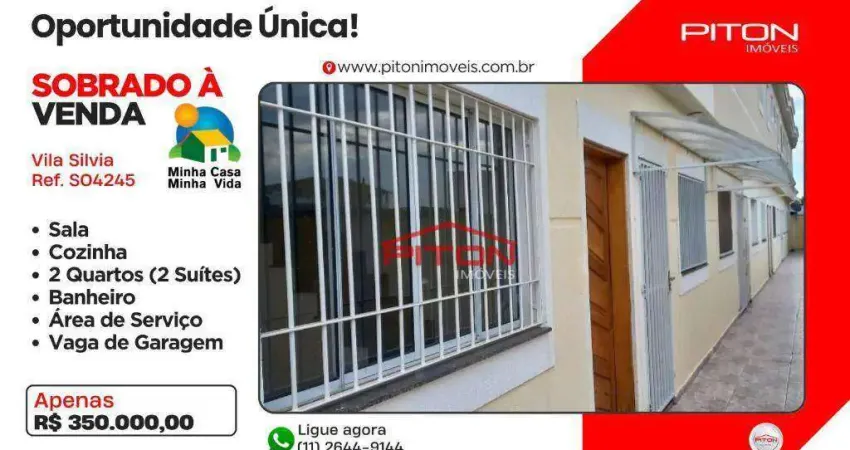 Casa com 2 quartos à venda na Rua Carlos Barbosa, 456, Vila Sílvia, São Paulo