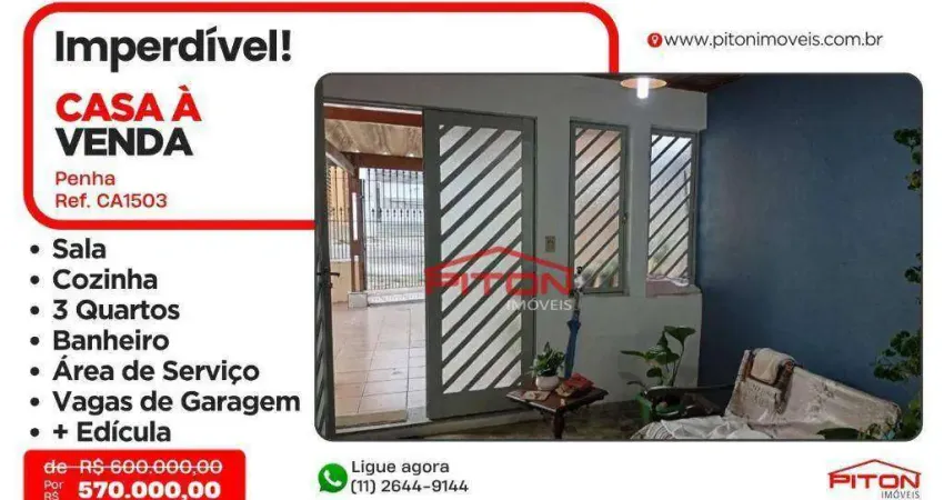 Casa Térres - Penha - São Paulo/SP