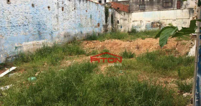 Terreno à venda, 184 m² por R$ 320.000,00 - Vila Costa Melo - São Paulo/SP