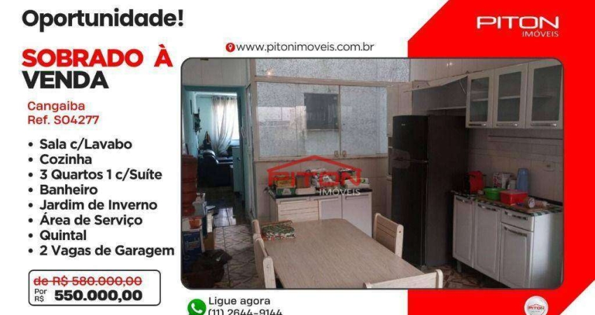 Casa com 3 quartos à venda na Rua Jaime Taveira, 203, Cangaíba, São Paulo