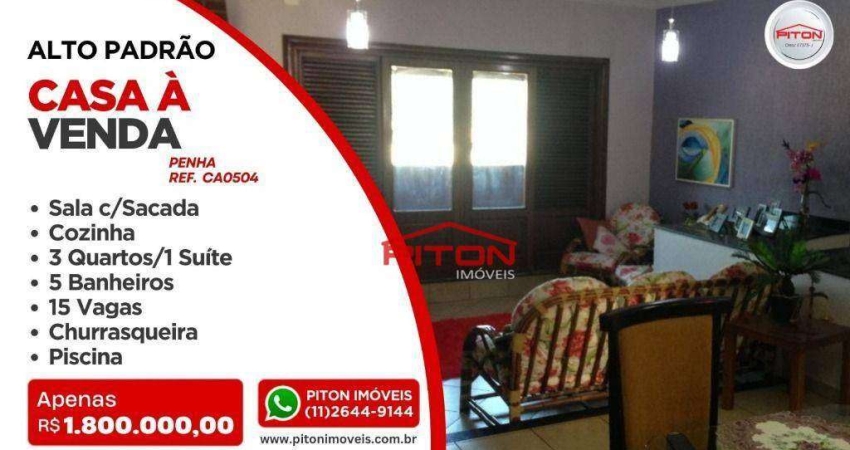 Casa com 3 quartos à venda na Rua Jaime Taveira, 245, Cangaíba, São Paulo