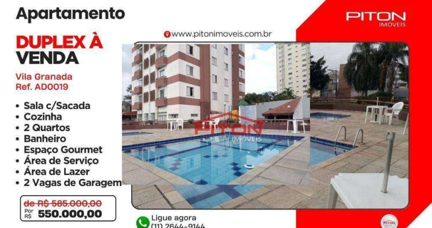 Apartamento com 2 quartos à venda na Rua Mandu, 285, Vila Granada, São Paulo