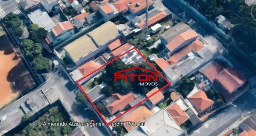 Terreno a venda - 700m2 - 20,00 x 35,00 - jardim popular - são paulo/sp