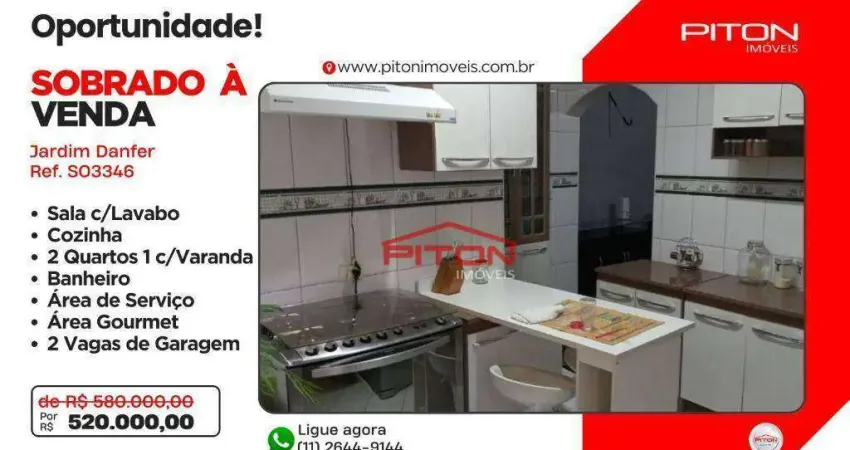Casa com 2 quartos à venda na Rua Maciel Filho, 42, Jardim Danfer, São Paulo