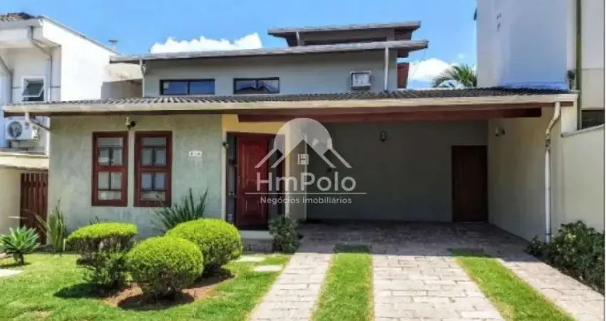 CASA À VENDA COM 4 QUARTOS, 1 SUÍTE, 4 VAGAS EM SOUSAS CAMPINAS/SP