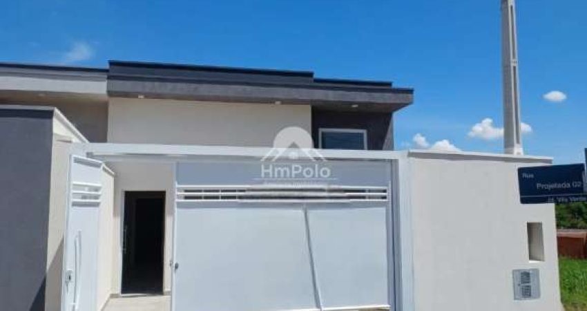 Casa térrea com 3 quartos sendo 1 suíte no Loteamento Vila Verde em Hortolândia/SP