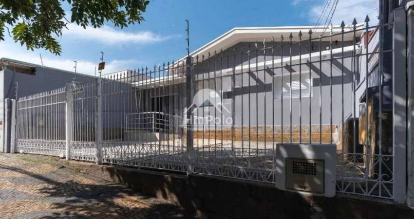 Casa comercial com 4 salas, 2 banheiros, 3 vagas para locação ou venda no Jardim dos Oliveiras em Campinas/SP