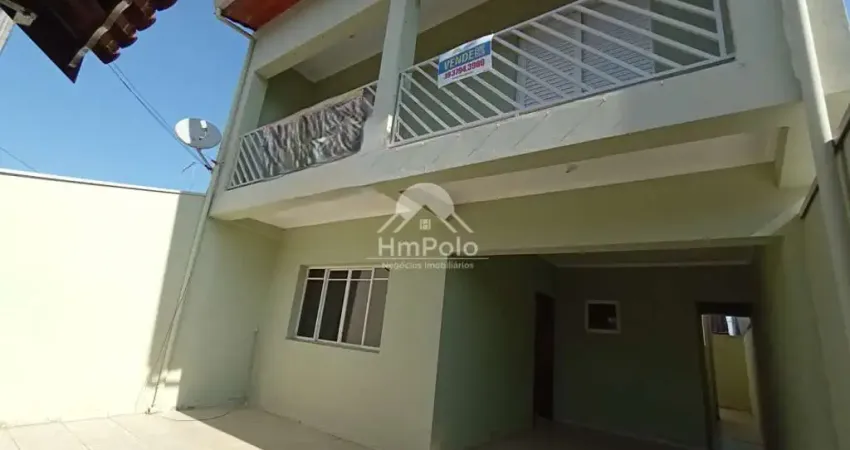 Sobrado à venda e locação, sala para 2 ambientes, 3 quartos com sacadas, sendo 1 suíte com closet em Hortolândia/SP.