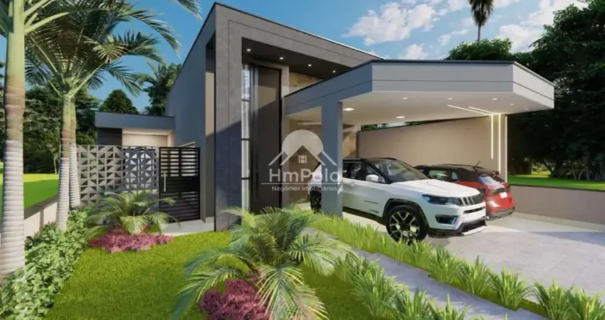 Casa em construção no Condomínio Terras da Estância em Paulínia/SP