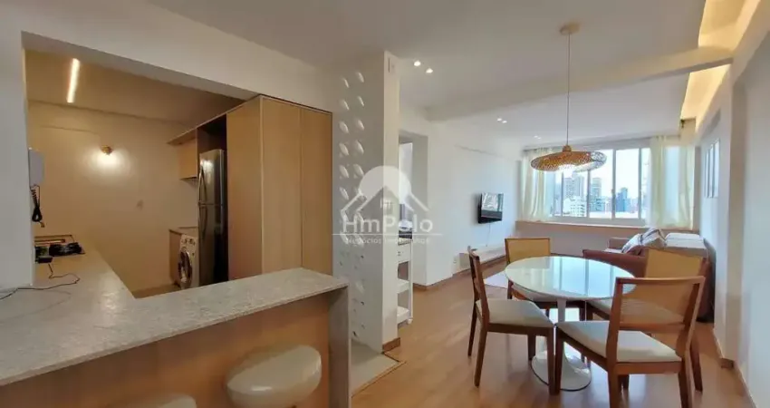 Apartamento à venda em campinas, cambuí, com 1 quarto, com 50 m², edifício maria cristina