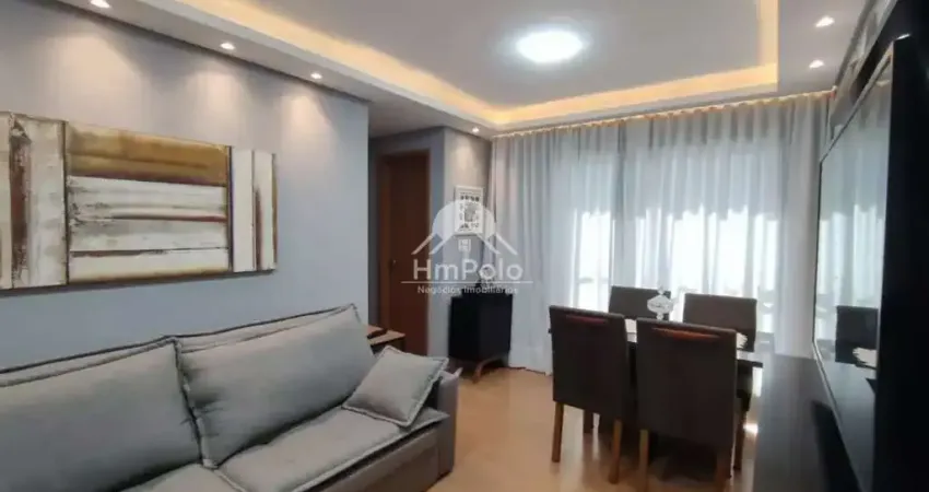 Apartamento à venda em campinas, vila industrial, com 2 quartos, com 54 m²