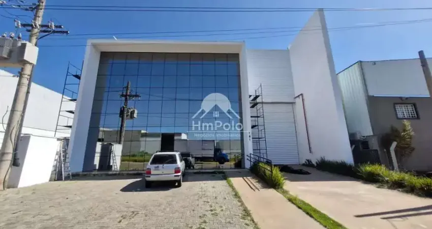 Galpão para alugar em sumaré, loteamento industrial veccon zeta, com 900 m²