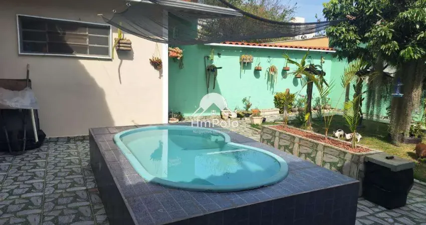 Casa térrea à venda com 2 quartos, piscina e edícula no jardim são sebastião em hortolândia/sp
