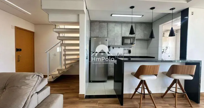 Cobertura à venda em campinas, parque industrial, com 3 suítes, com 164 m², veredas patriani