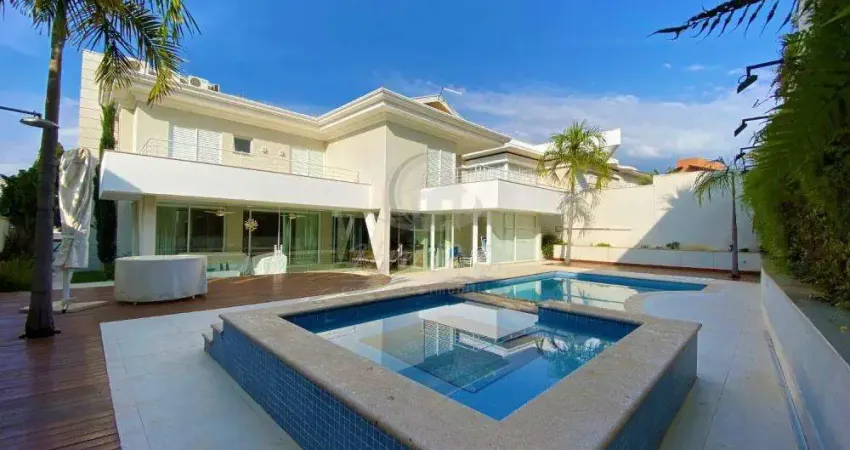 Casa em condominio com 4 suites 6 banheiros 6 vagas a venda no Alphaville Dom Pedro em Campinas-SP
