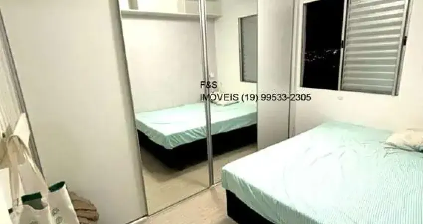 Apartamento à venda em campinas-sp, parque jambeiro: 2 quartos, 2 salas, 1 banheiro, vaga de garagem, 47m².