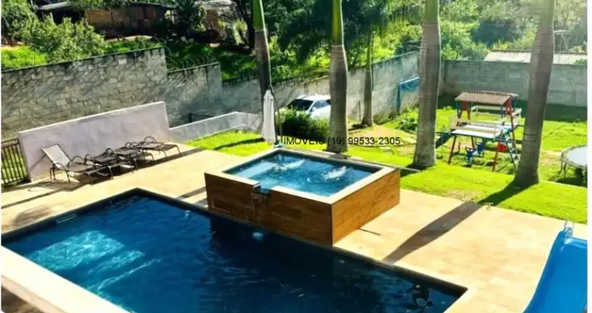 Chácara de luxo à venda em campinas-sp 5 quartos, 2 suítes, 2 salas 345,45 m² de área imperdível no loteamento chácaras gargantilhas!