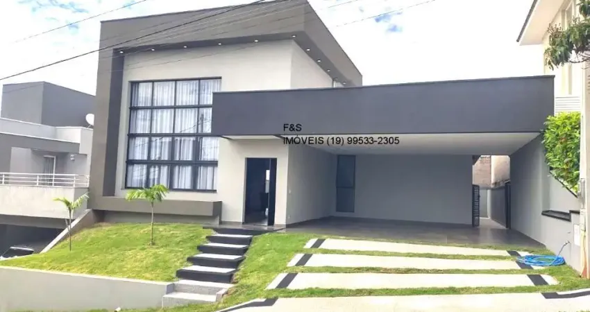 Luxuosa casa em condomínio à venda em Valinhos-SP, Seculo XXI: 3 quartos, 1 suíte, 2 salas, 2 banheiros, 4 vagas de garagem, 219m².
