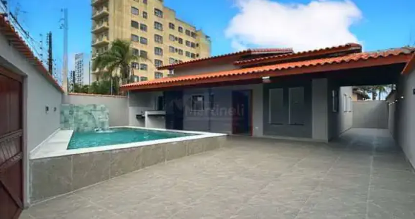 Casa à venda em Mongaguá-SP, Vila Atlântica: 3 quartos, 2 suítes, 1 sala, 3 banheiros, 3 vagas, 93m².