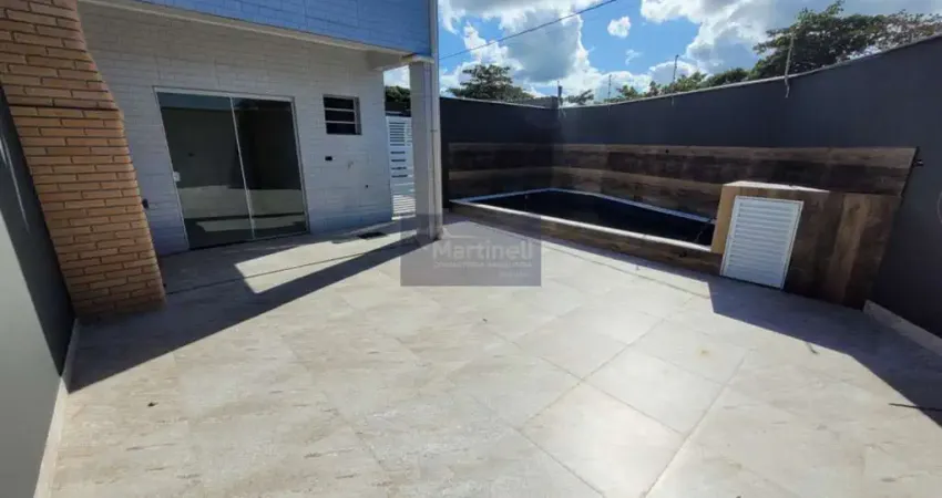 Casa em condomínio de alto padrão em santa terezinha - itanhaém-sp 2 quartos, 1 suíte, 1 vaga de garagem 80m².