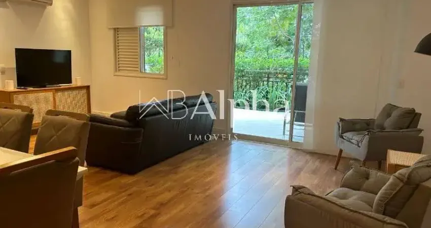 Apartamento mobiliado a venda no Condomínio Jardins de Tamboré em Santana de Parnaíba - SP