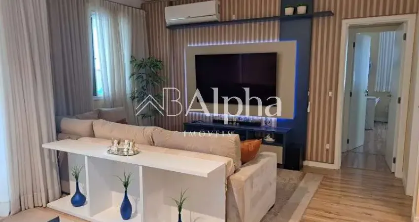 Apartamento mobiliado para locação no Condomínio Jardins de Tamboré em Santana de Parnaíba - SP