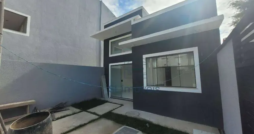 Casa com 2 dormitórios à venda, 65 m² por R$ 320.000 - Jardim Mariléa - Rio das Ostras/RJ