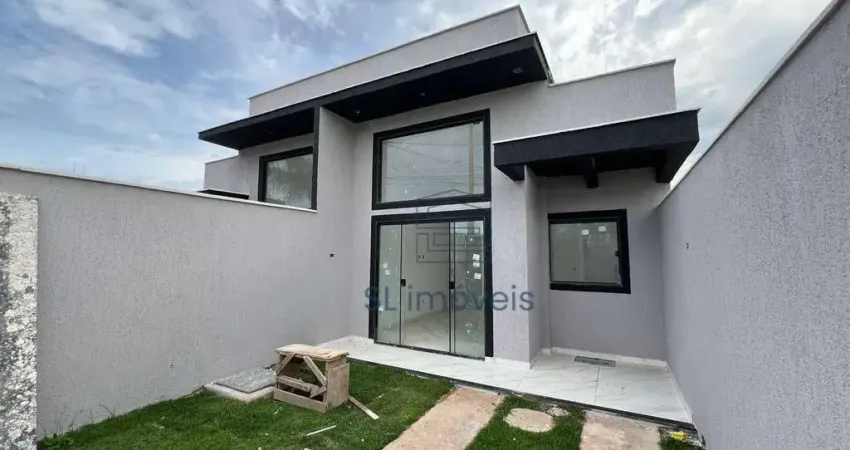 Casa linear com 2 quartos à venda no bairro enseada, rio das ostras