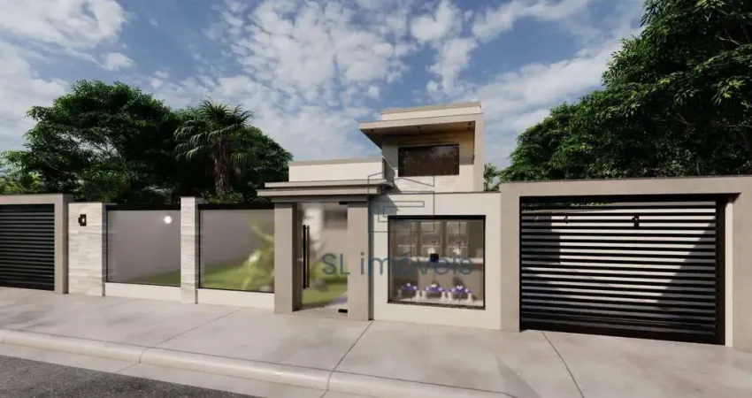 Casa linear de 3 quartos com piscina, no bairro extensão do bosque, rio das ostras- rj