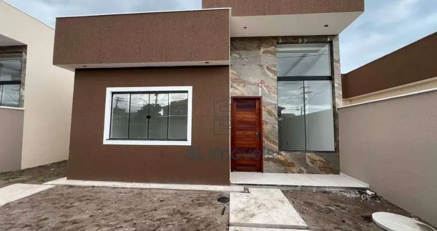 Casa linear com 3 quartos à venda no bairro enseada, rio das ostras