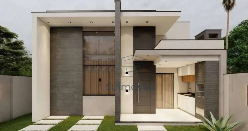 Casa linear de 3 quartos (2 suítes) em construção no mariléa, rio das ostras