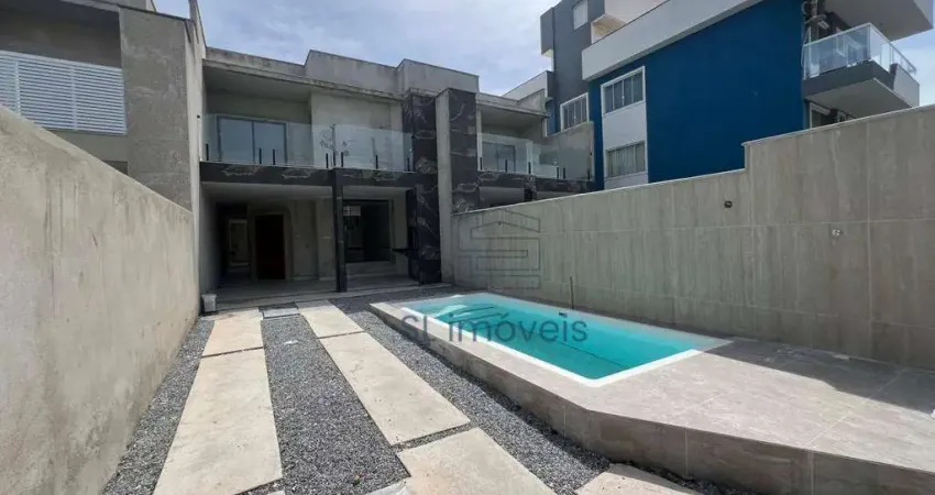 Casa duplex com 3 suítes e piscina à venda no recreio, rio das ostras