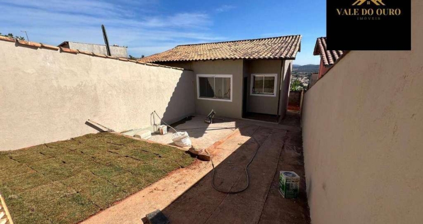 Casa com 2 dormitórios à venda, 55 m² por R$ 190.000,00 - Santa Cecília - Esmeraldas/MG