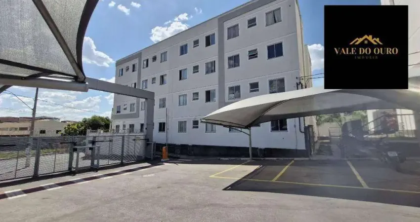 Apartamento com 2 dormitórios à venda, 48 m² por r$ 165.000 - cerejeira (justinópolis) - ribeirão das neves/mg