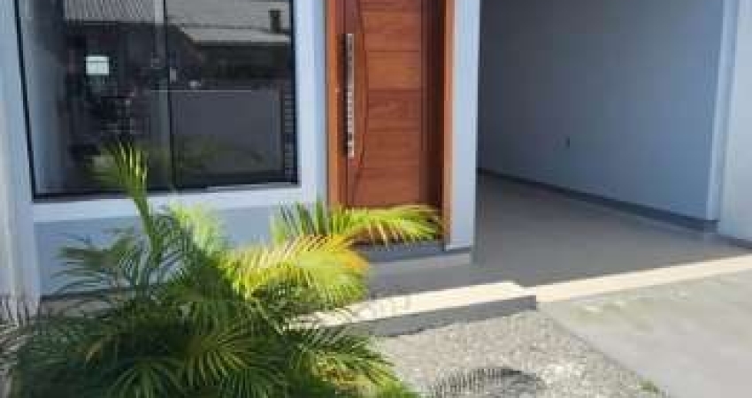 Casa Geminada de 3 quartos com suíte Lot. Manoel de Melo, bairro Forquilhas em São José. - CA1342