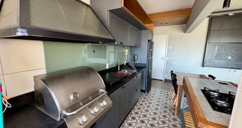 Apartamento com 1 dormitório para alugar, 50 m² por R$ 3.750,00/mês - Vila Mogilar - Mogi das Cruzes/SP