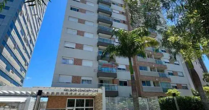 Apartamento com 1 dormitório para alugar, 50 m² por r$ 3.600/mês - vila partenio - mogi das cruzes/sp
