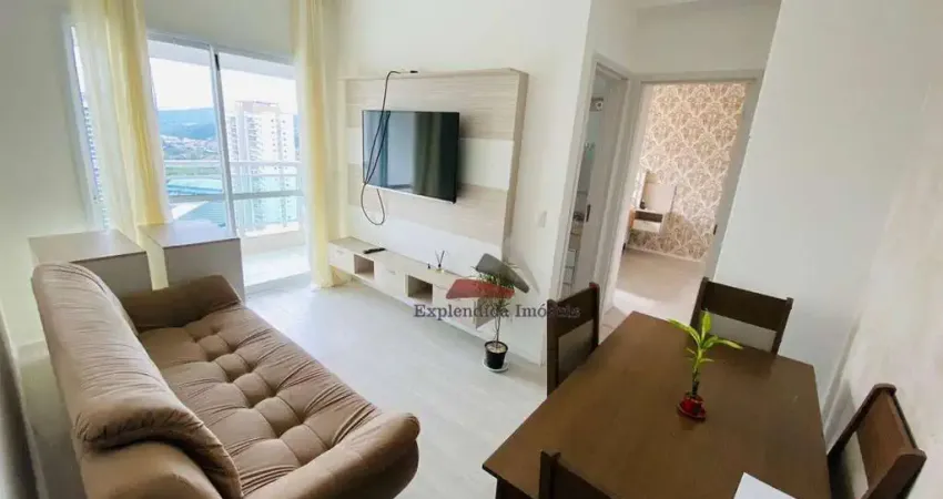 Apartamento com 1 dormitório para alugar, 50 m² por R$ 3.910,00/mês - Vila Mogilar - Mogi das Cruzes/SP