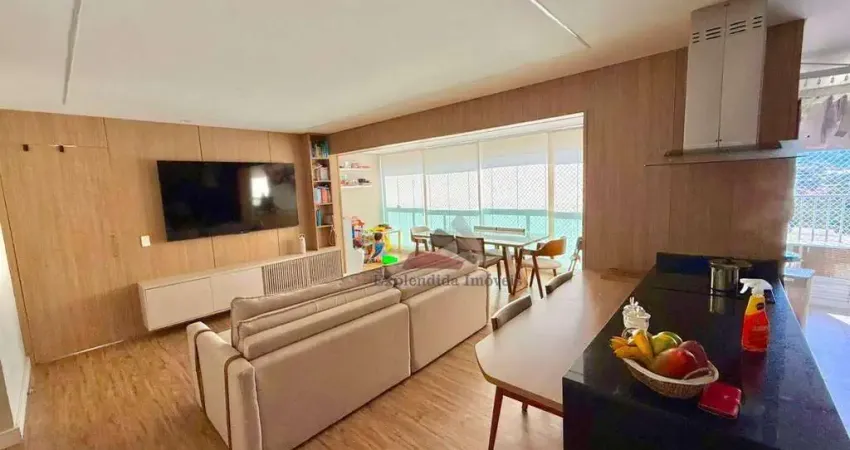 Apartamento com 3 dormitórios para alugar, 115 m² por R$ 8.900/mês - Vila Mogilar - Mogi das Cruzes/SP