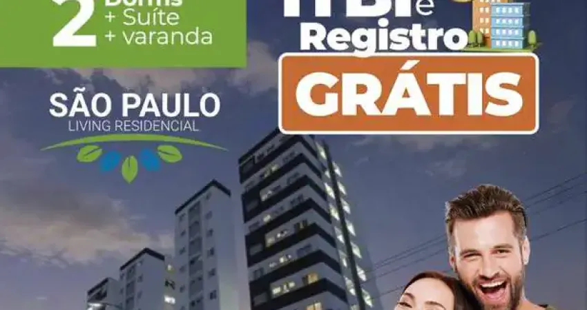 Apartamento 02 dormitórios com suíte - são paulo living residencial