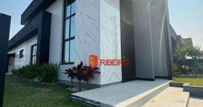 Casa Alto Padrão com Piscina, 3 dormitórios à venda, 166 m² por R$ 980.000 - Coloninha - Araranguá/SC