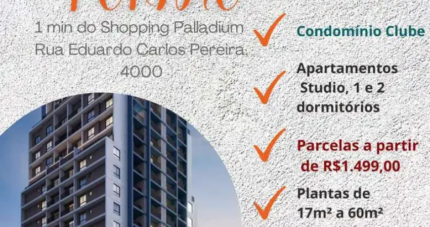 Apartamento com 1 quarto à venda na Praça Padre João Bagozzi, Portão, Curitiba