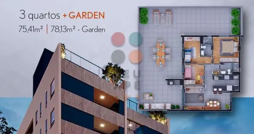 Apartamento com 3 quartos à venda na Rua Marechal Trompowski, Bacacheri, Curitiba