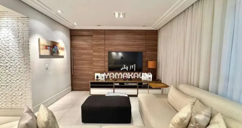 Apartamento com 3 dormitórios à venda, 137 m² por r$ 1.700.000,00 - jardim anália franco - são paulo/sp