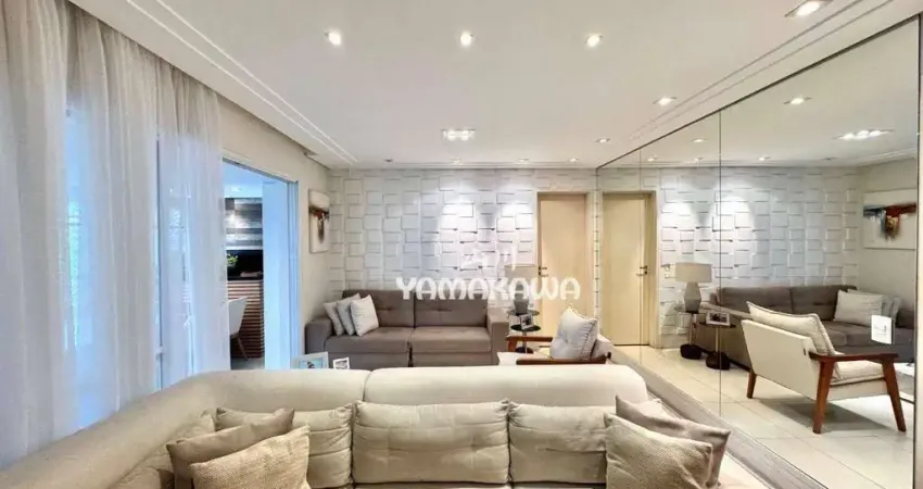 Apartamento com 3 dormitórios à venda, 137 m² por R$ 1.700.000,00 - Jardim Anália Franco - São Paulo/SP