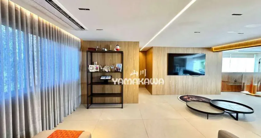 Apartamento com 3 dormitórios à venda, 208 m² por r$ 2.760.000,00 - tatuapé - são paulo/sp