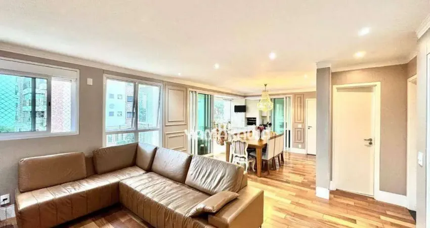 Apartamento com 3 dormitórios à venda, 177 m² por r$ 2.780.000,00 - jardim anália franco - são paulo/sp