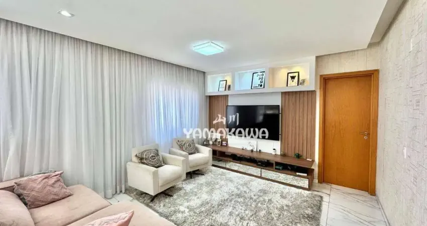 Apartamento com 3 dormitórios à venda, 171 m² por r$ 2.700.000,00 - tatuapé - são paulo/sp